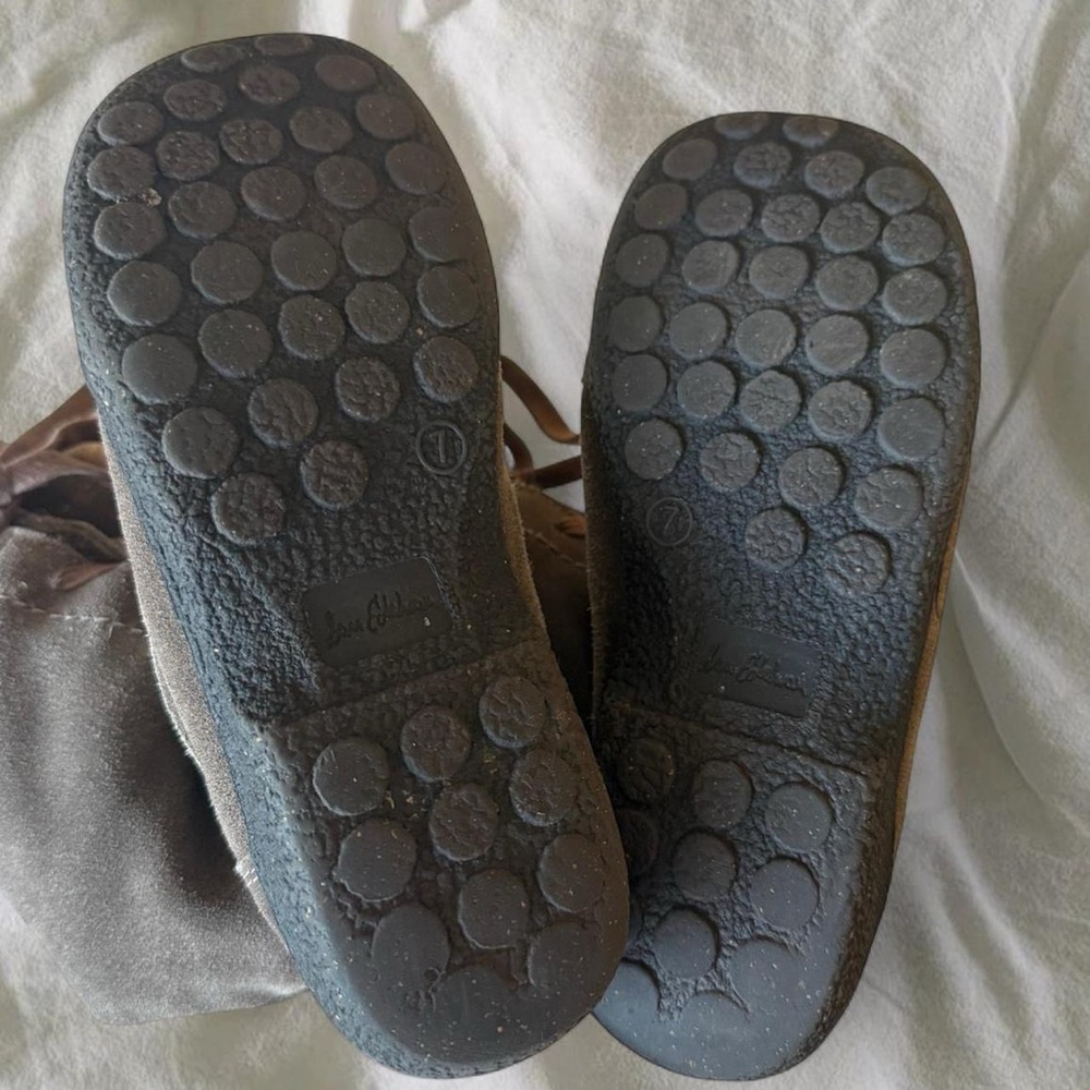 Gray Faux Fur-Lined Women's Boots - Picture 5 of 5